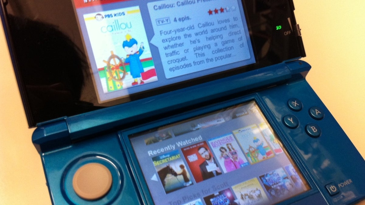 Netflix on the 3DS.