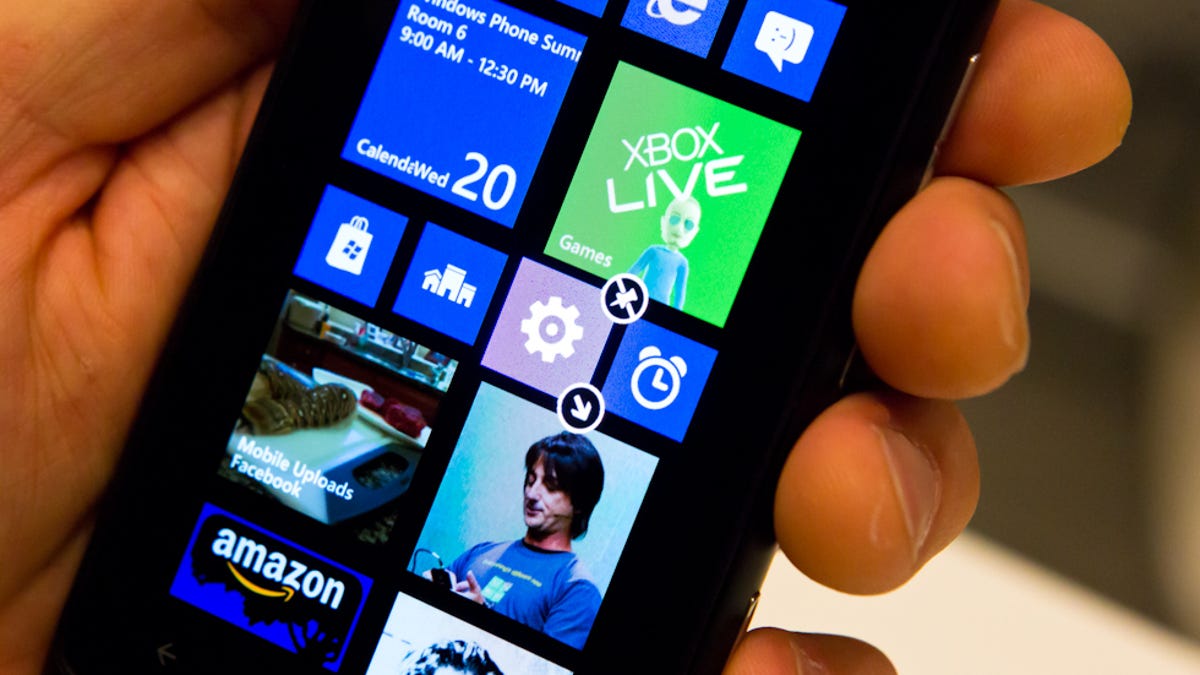 Windows Phone's new start screen