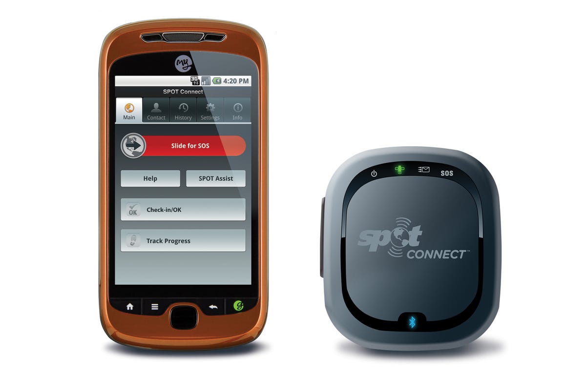 The new Spot Connect satellite messenger and app allows you to send location-based messages from your smartphone from anywhere on the planet.