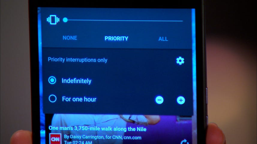 Set up Priority mode in Android Lollipop