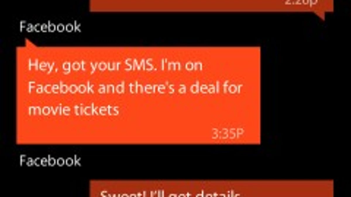 Integrated messaging in Windows Phone 7