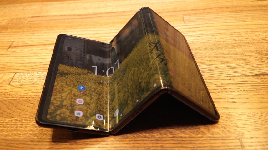 Playing with TCL's triple-screen foldable