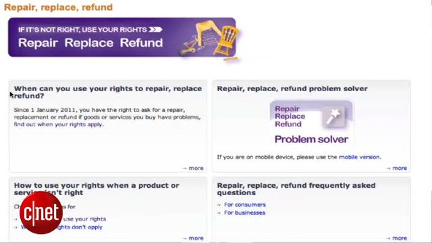 Learn your rights with ACCC's 'repair, replace, refund' campaign
