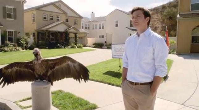 Jason Bateman and a friend in a promo clip for Netflix's new season of "Arrested Development."