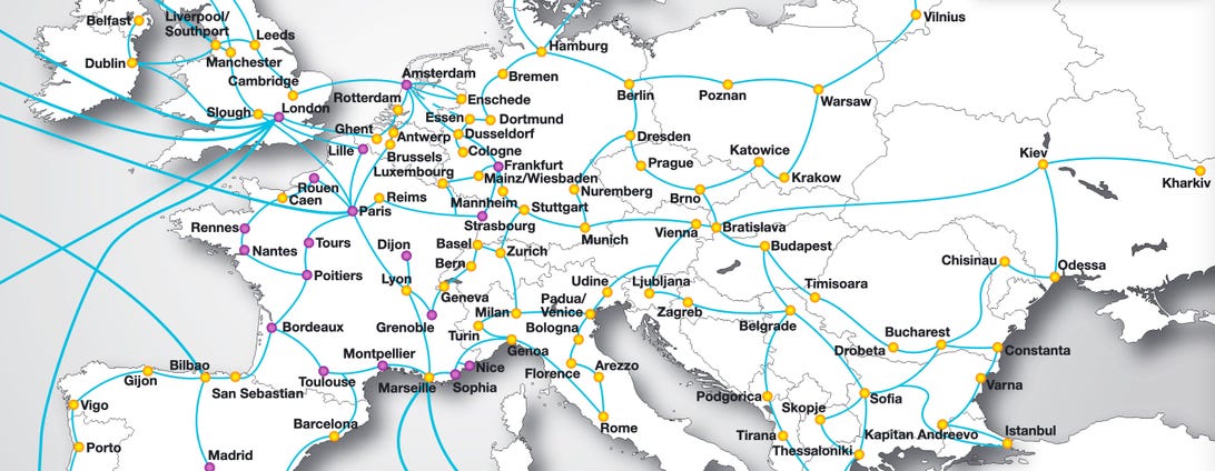 Cogent Communications European network