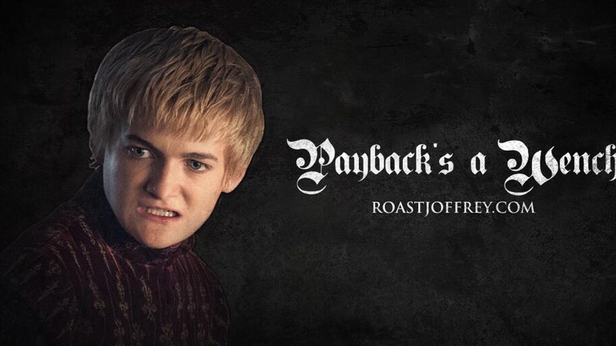 Join in the insult-fest against the Game of Thrones king with #RoastJoffrey.