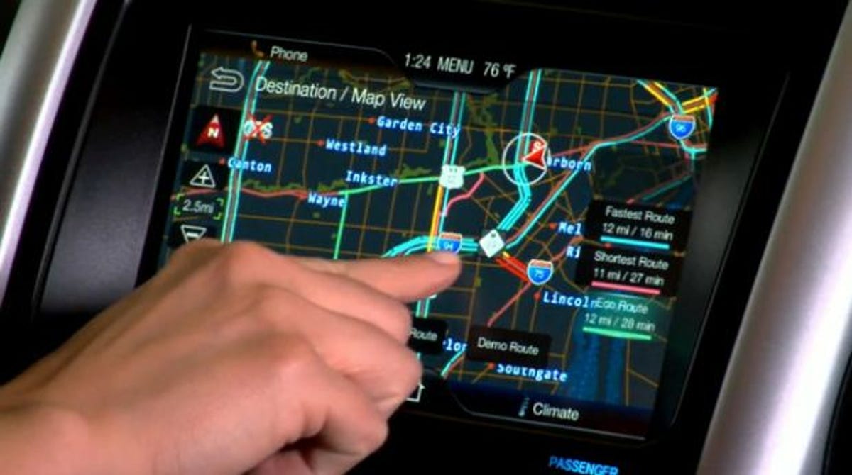 Ford Navigation interface