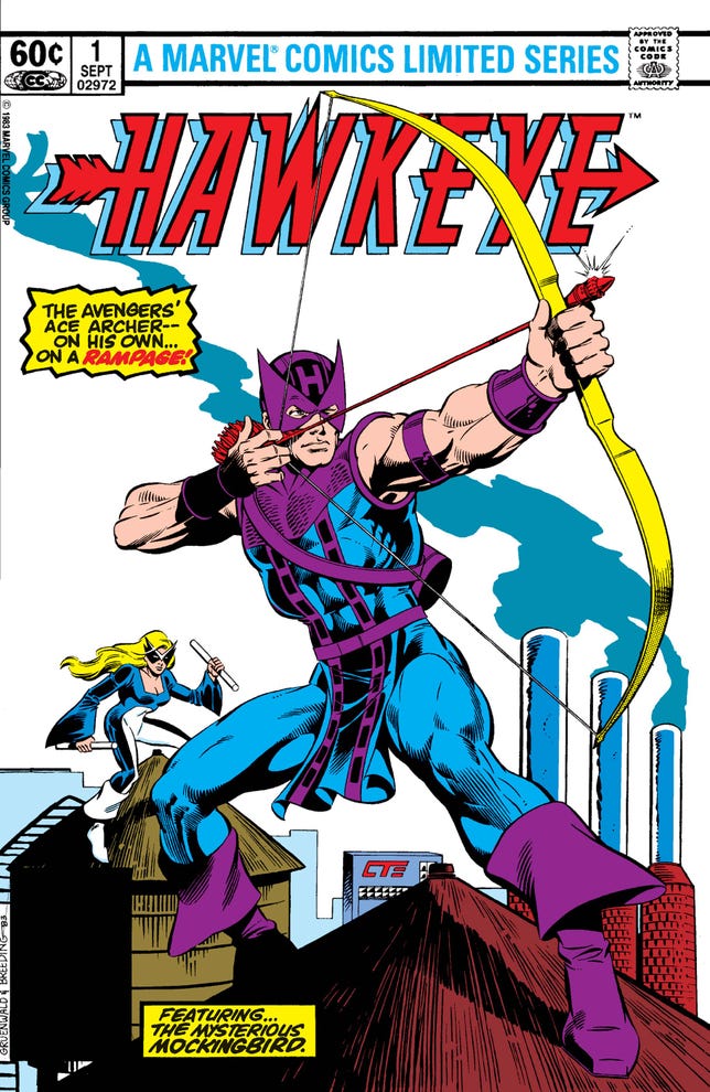 Hawkeye 1983 comic