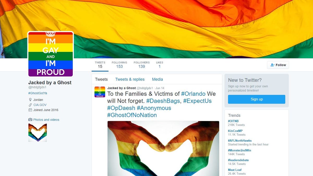 Twitter accounts associated with ISIS got gay pride graphics.&#x200B;