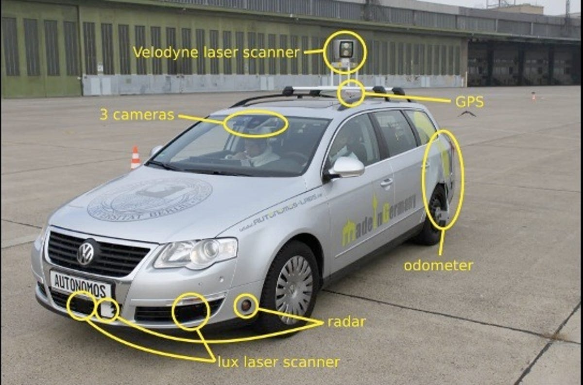 Autonomos Labs in Germany is developing a driverless taxi that you book with an iPad.