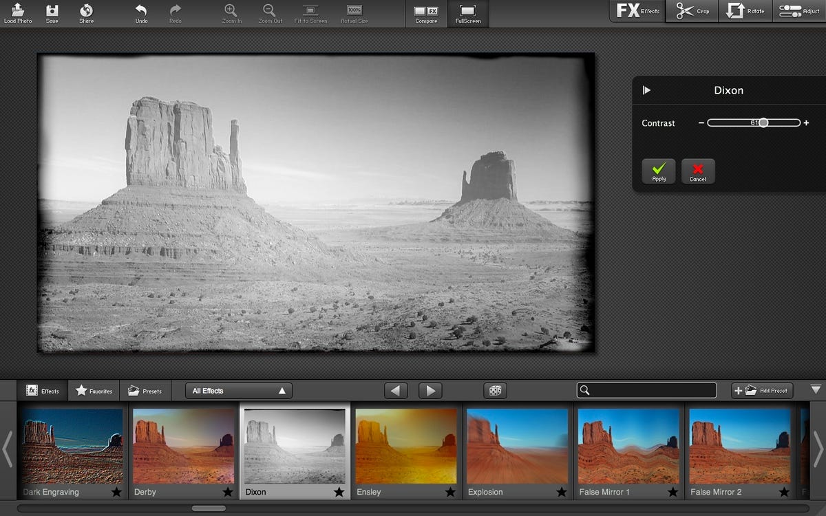 FX Photo Studio, an app that started on iOS, now lets people apply a range of filters to their photos on Mac OS X.