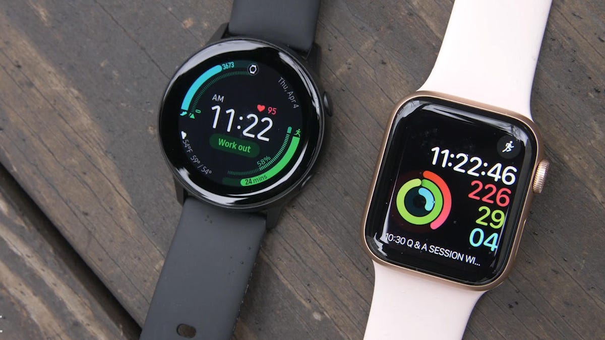 Galaxy Watch Active vs. Apple Watch Series 4: Which is the better deal ...
