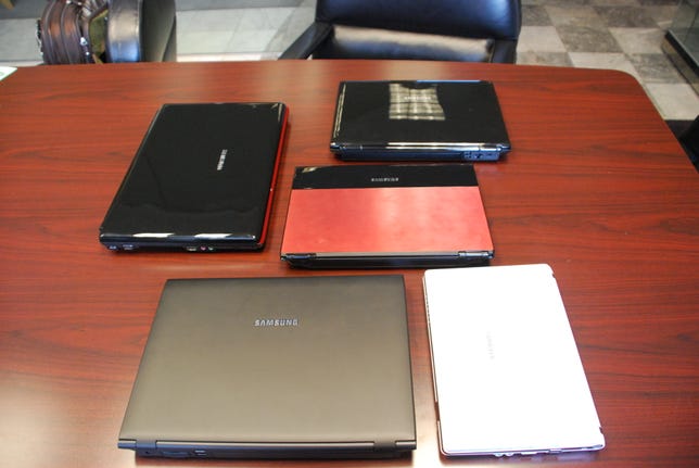 New Samsung laptops