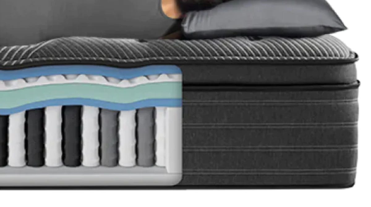 The inside layers of the Beautyrest Black Premiere L-Class mattress