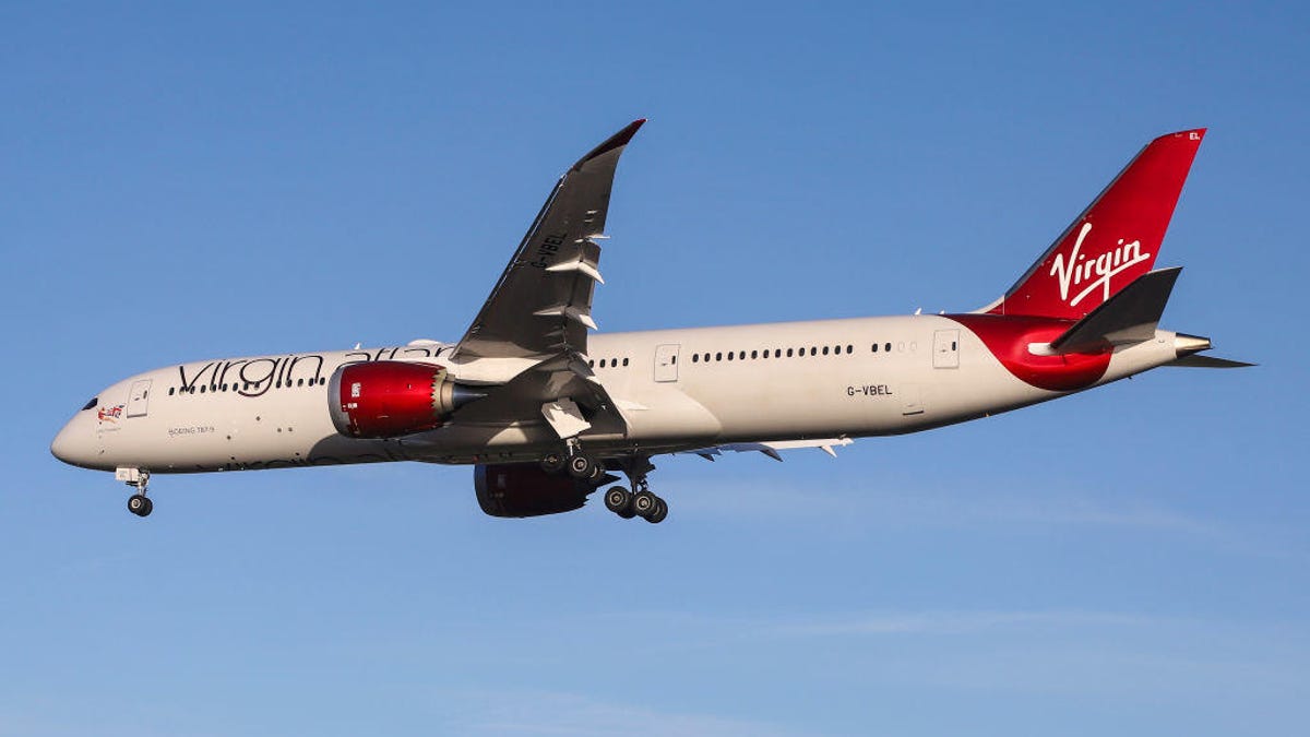 Virgin Atlantic Airways Boeing 787-9 Dreamliner seen landing