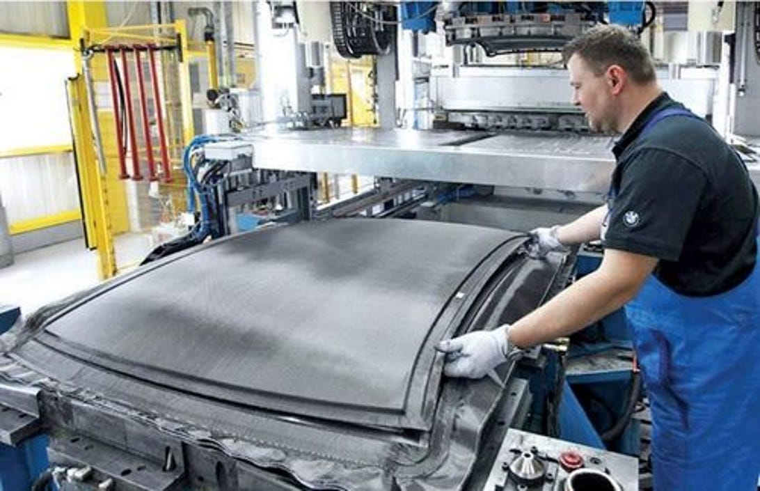 BMW carbon fiber factory
