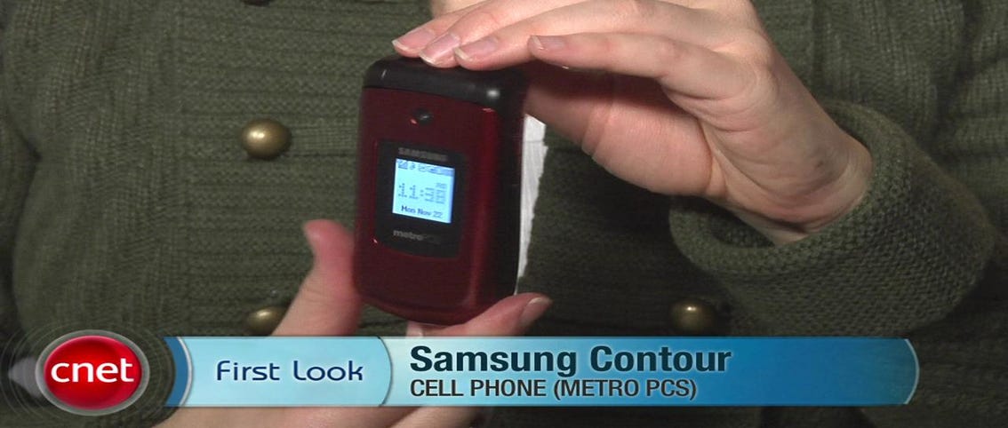 Samsung Contour SCH-R250 - red (MetroPCS)