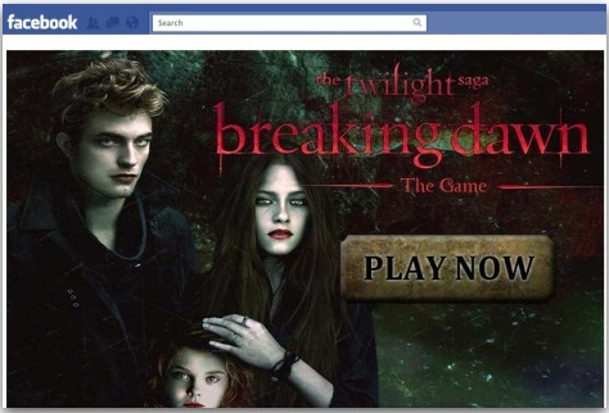 New scam tricks people into thinking they will get to play a new game related to "Twilight" teen vampire movies.