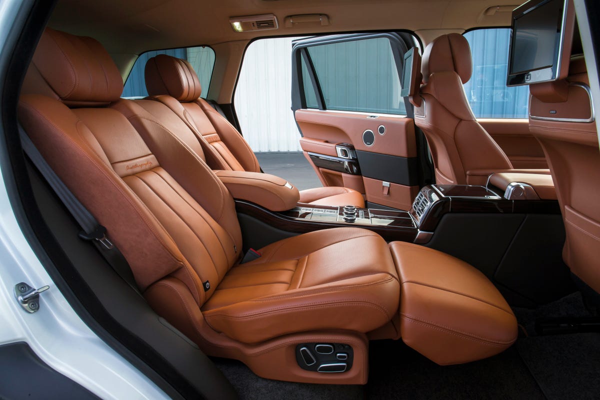 2017 Land Rover Range Rover Black SV Autobiography rear seats