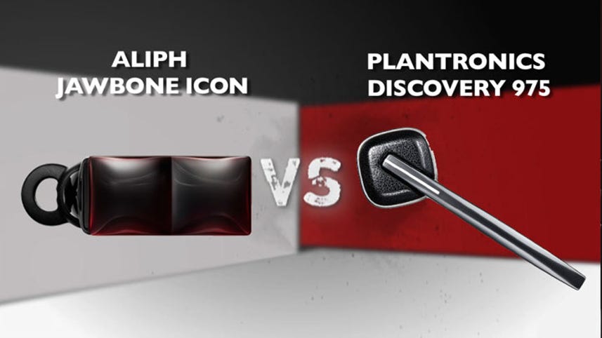 Aliph Jawbone Icon vs. Plantronics Discovery 975