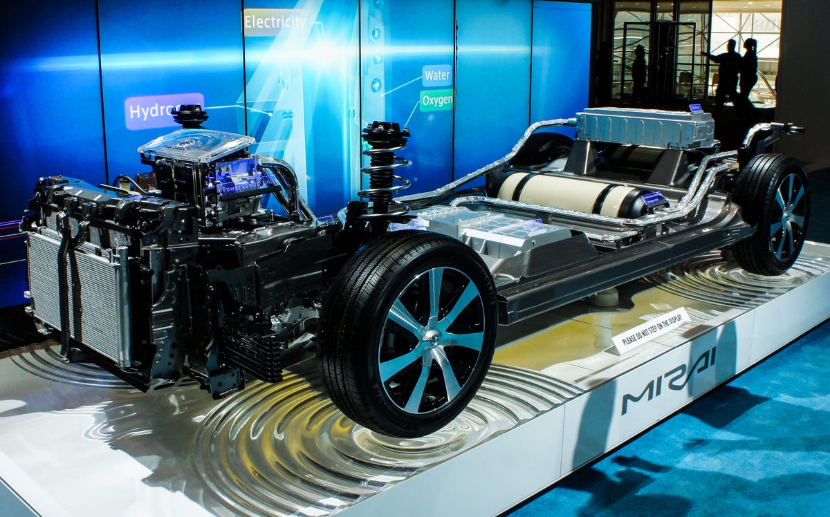Toyota Mirai fuel-cell drivetrain
