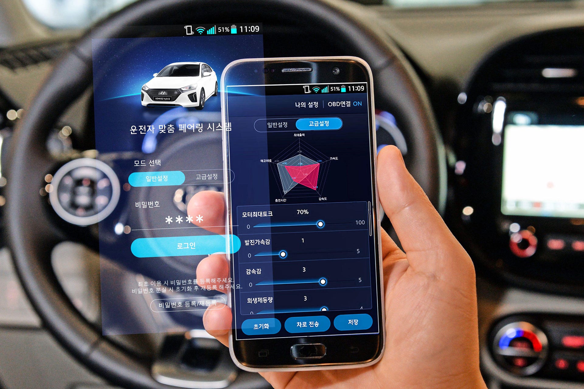 Hyundai EV performance app