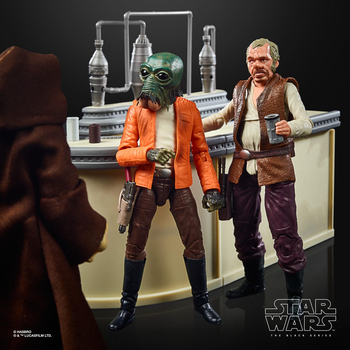 Star Wars Black Series Cantina Showdown playset in package
