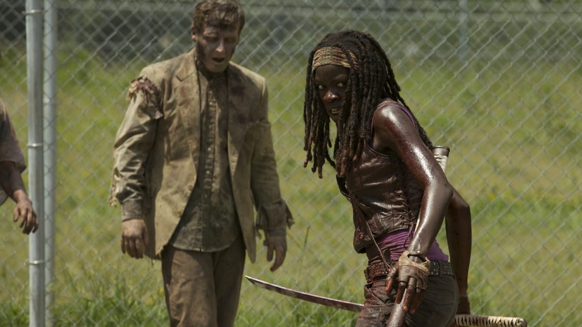 Michonne in "The Walking Dead"