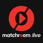 O logotipo do serviço de streaming Matchroom Live em um fundo preto.