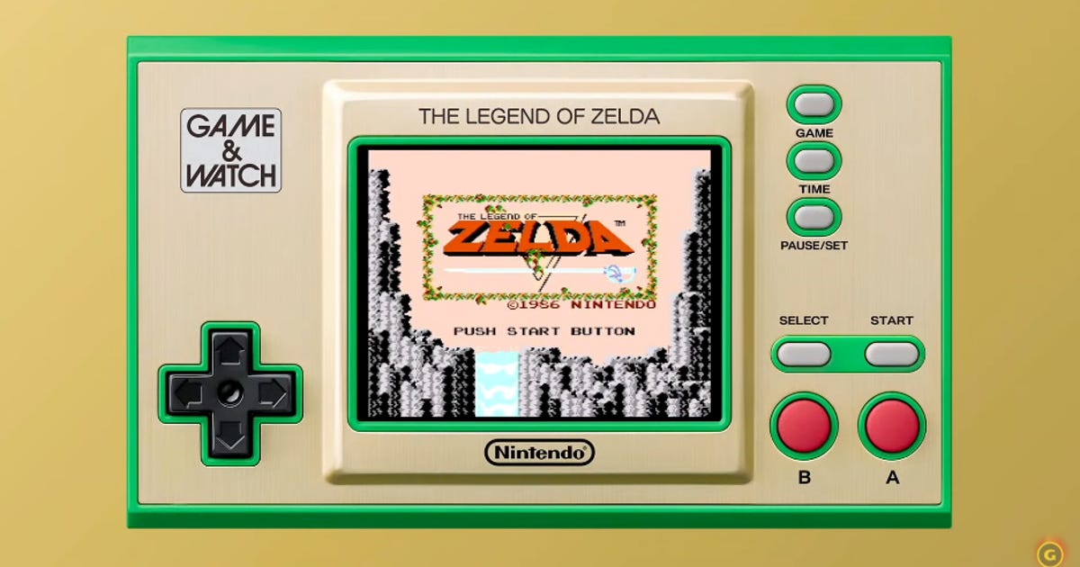 Kehren Sie mit diesem raffinierten Legend of Zelda Game & Watch im Wert von 40 $ nach Hyrule zurück (Sparen Sie 20 %)