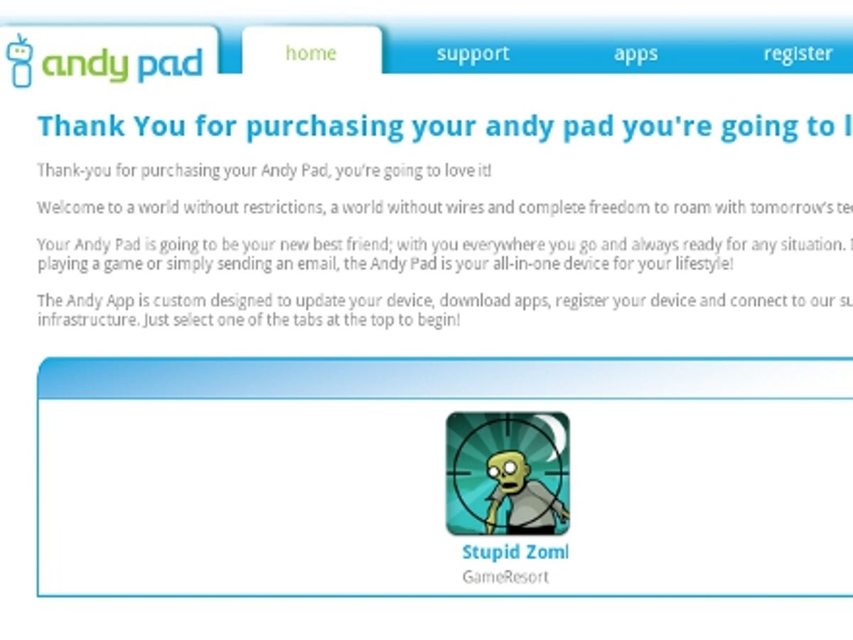 Andy Pad application