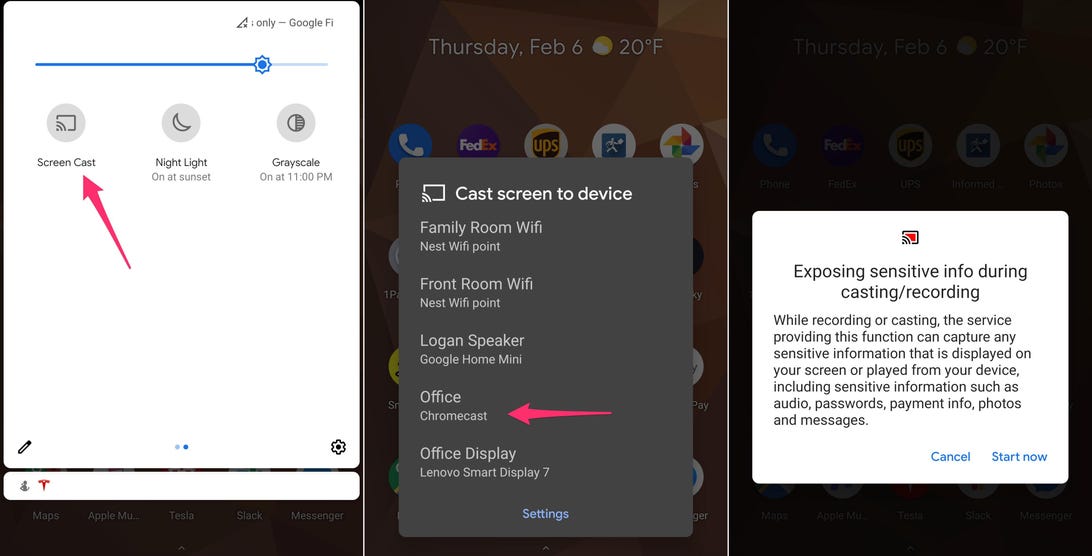 How to enable screen mirroring on a samsung galaxy device