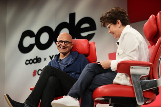 Microsoft CEO Satya Nadella at Code Conference 2021