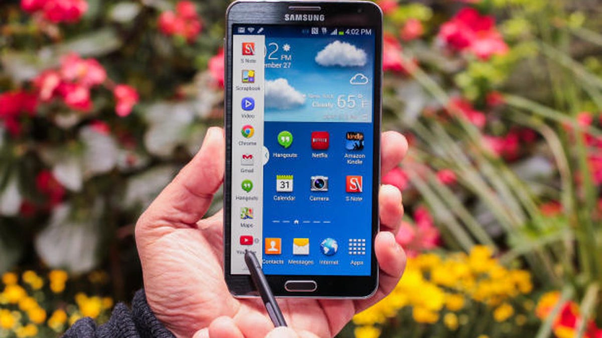 Samsung's Galaxy Note 3.