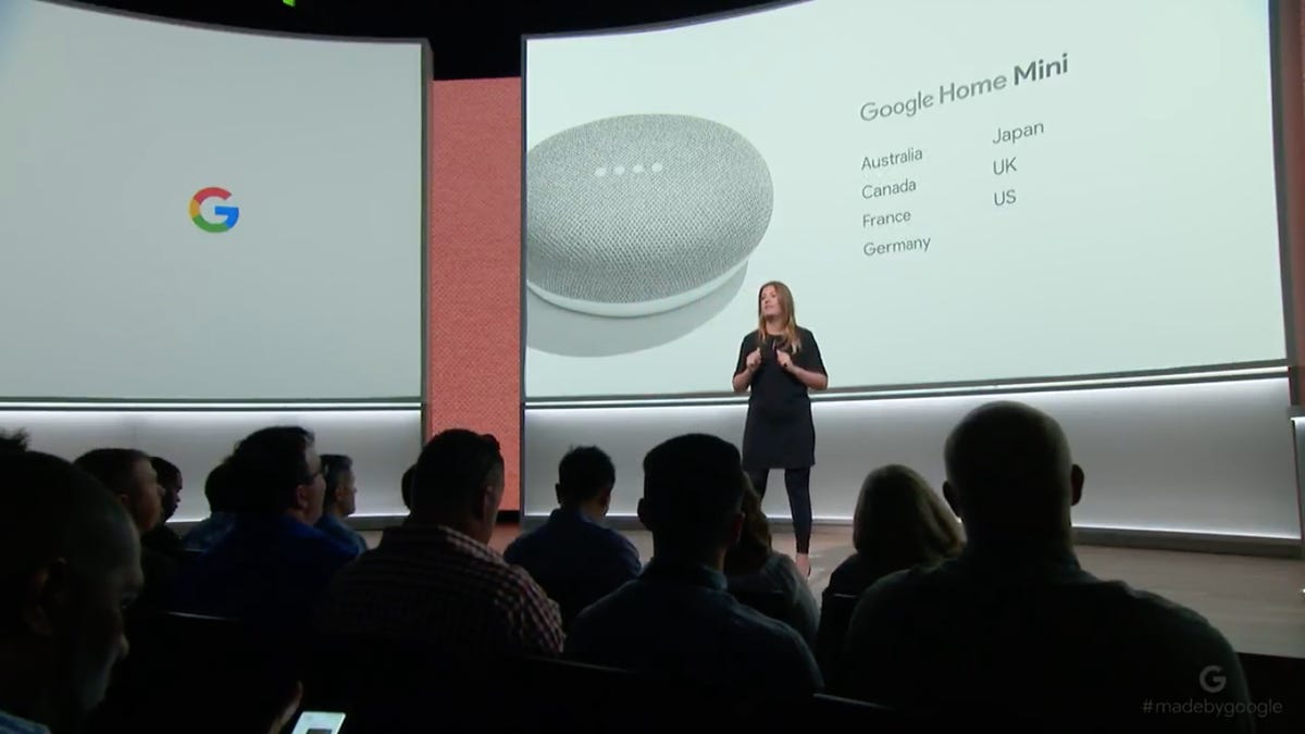 Google home mini launch 