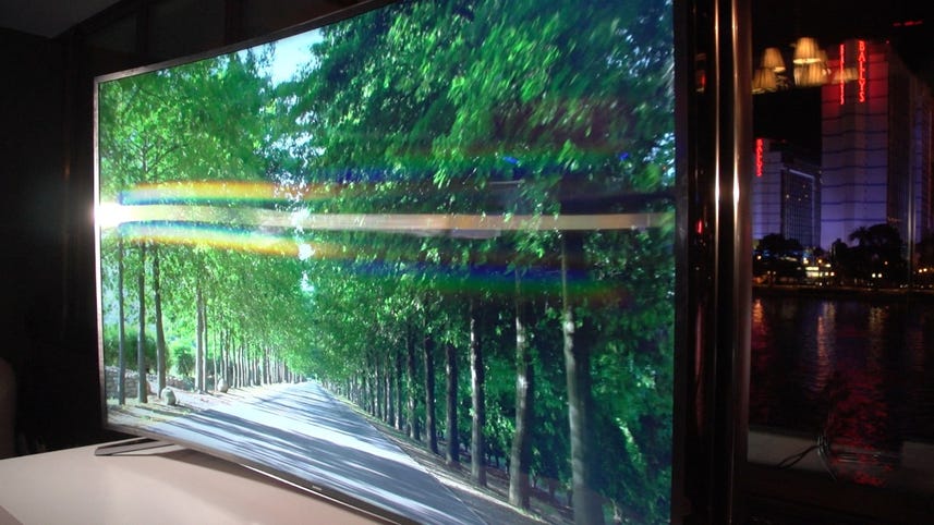 Samsung's bendable TV at CES 2014