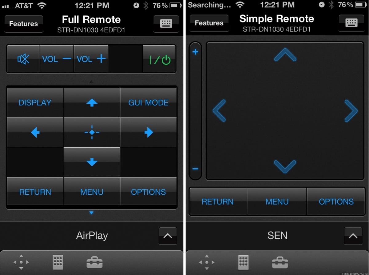 Sony STR-DN1030 remote app