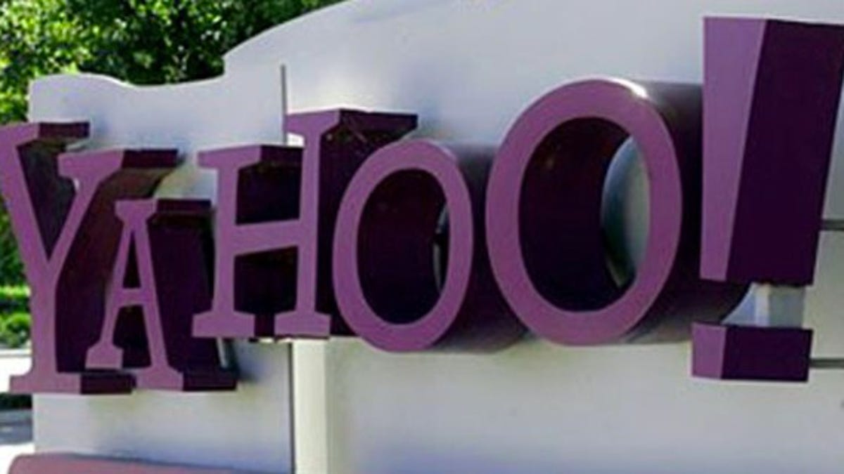 Yahoo sign