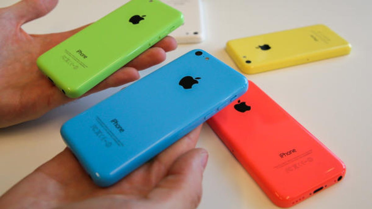 The iPhone 5C carries an unlocked price tag of $549.