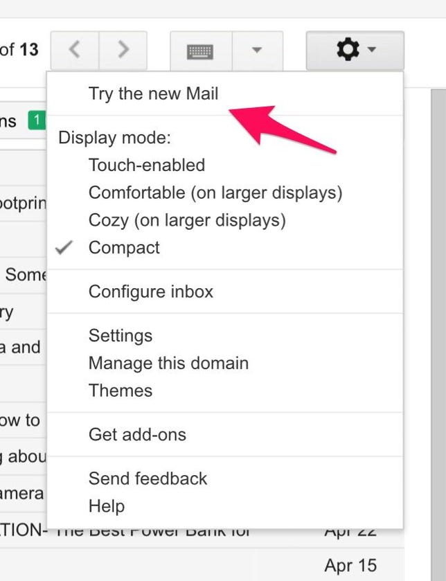 How to get the new Gmail right now
