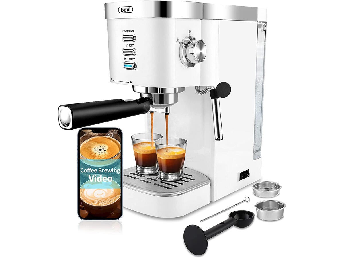 This $124 Espresso Machine Rivals My Favorite Coffee Shop's Lattes - CNET