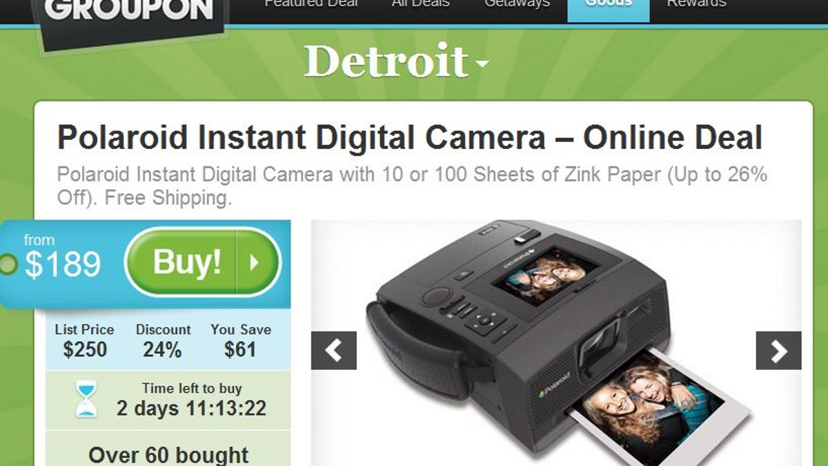 This Polaroid camera sells elsewhere for at least $50 more -- but are all Groupon tech deals this good?