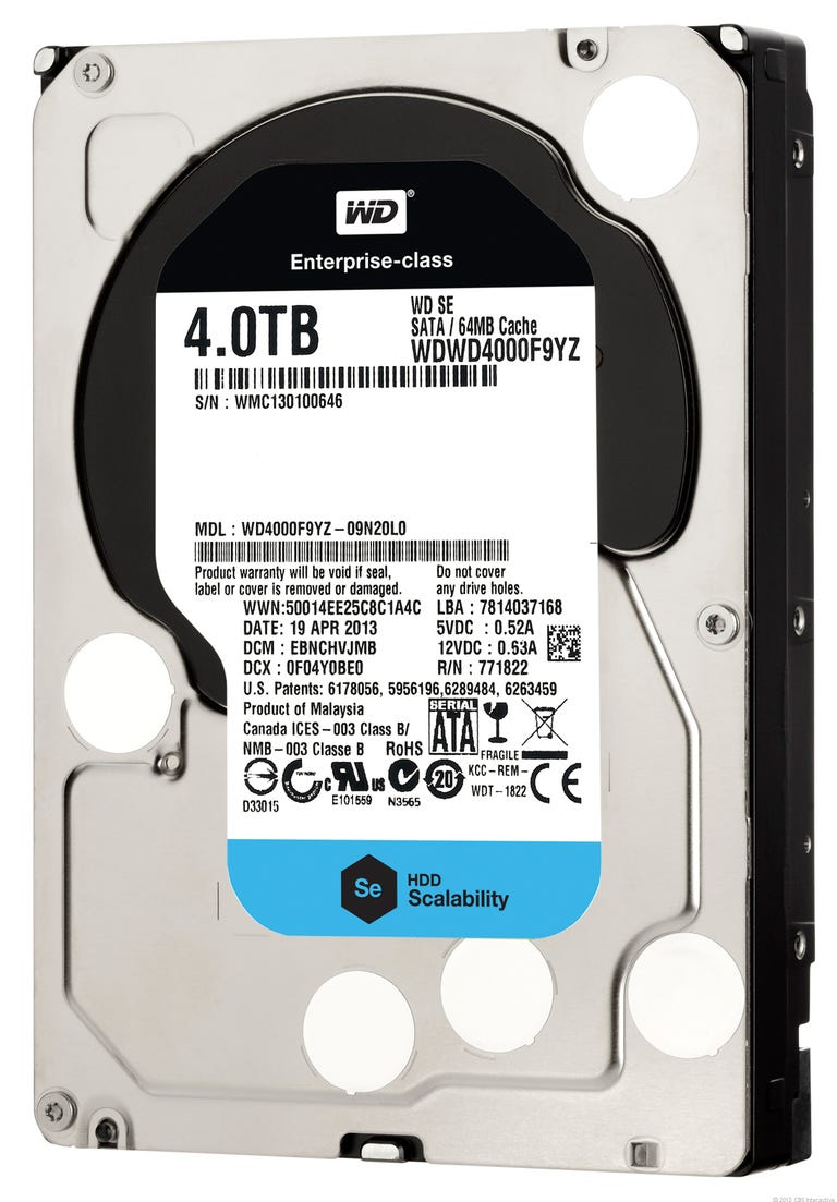 The new WD Se hard drive from Western Digital