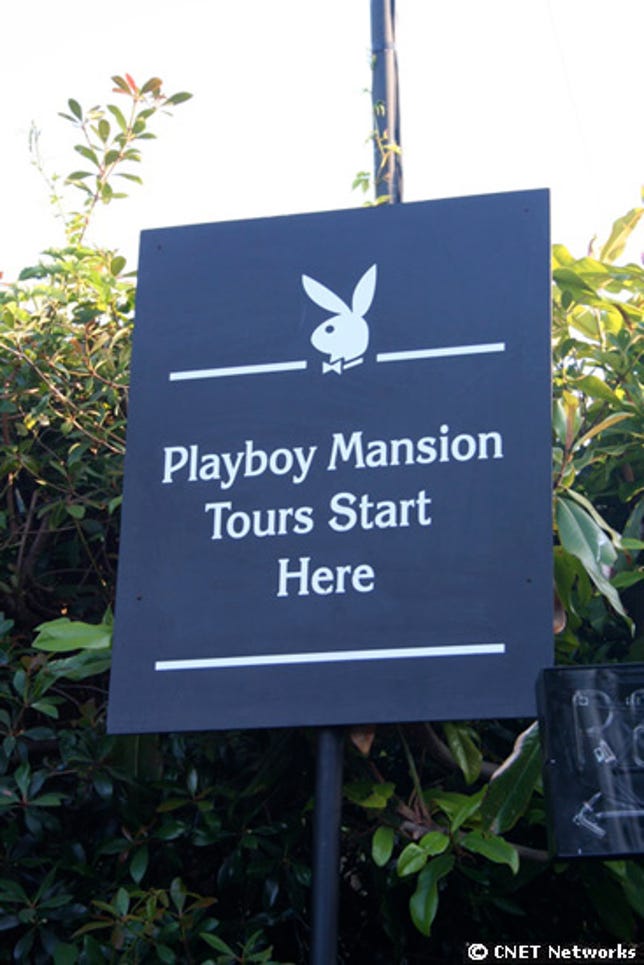 Playboy Mansion sign