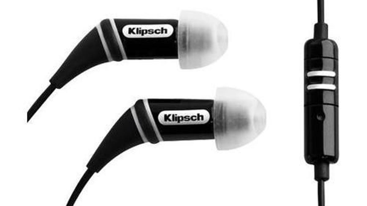 Replace your low-end bundled earbuds with this rich-sounding in-ear set from Klipsch.