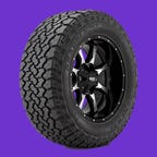 General Grabber A/TX tire shown on a purple background