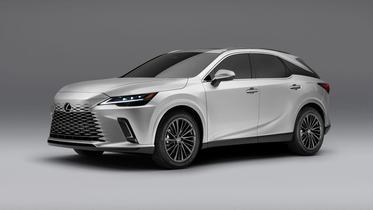 2023 Lexus RX from a front angle
