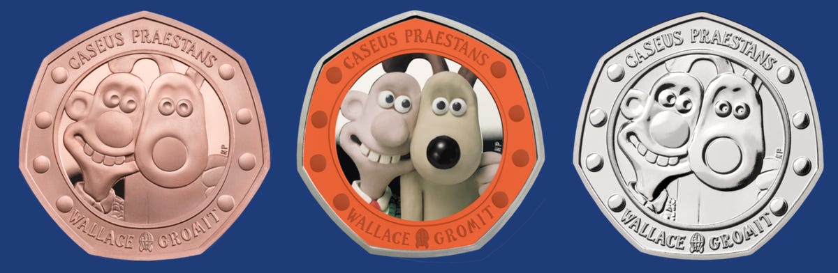 Wallace Gromit coins