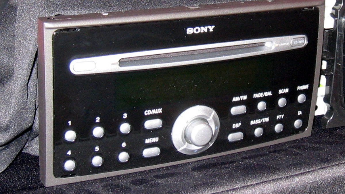 Ford of Europe Sony stereo