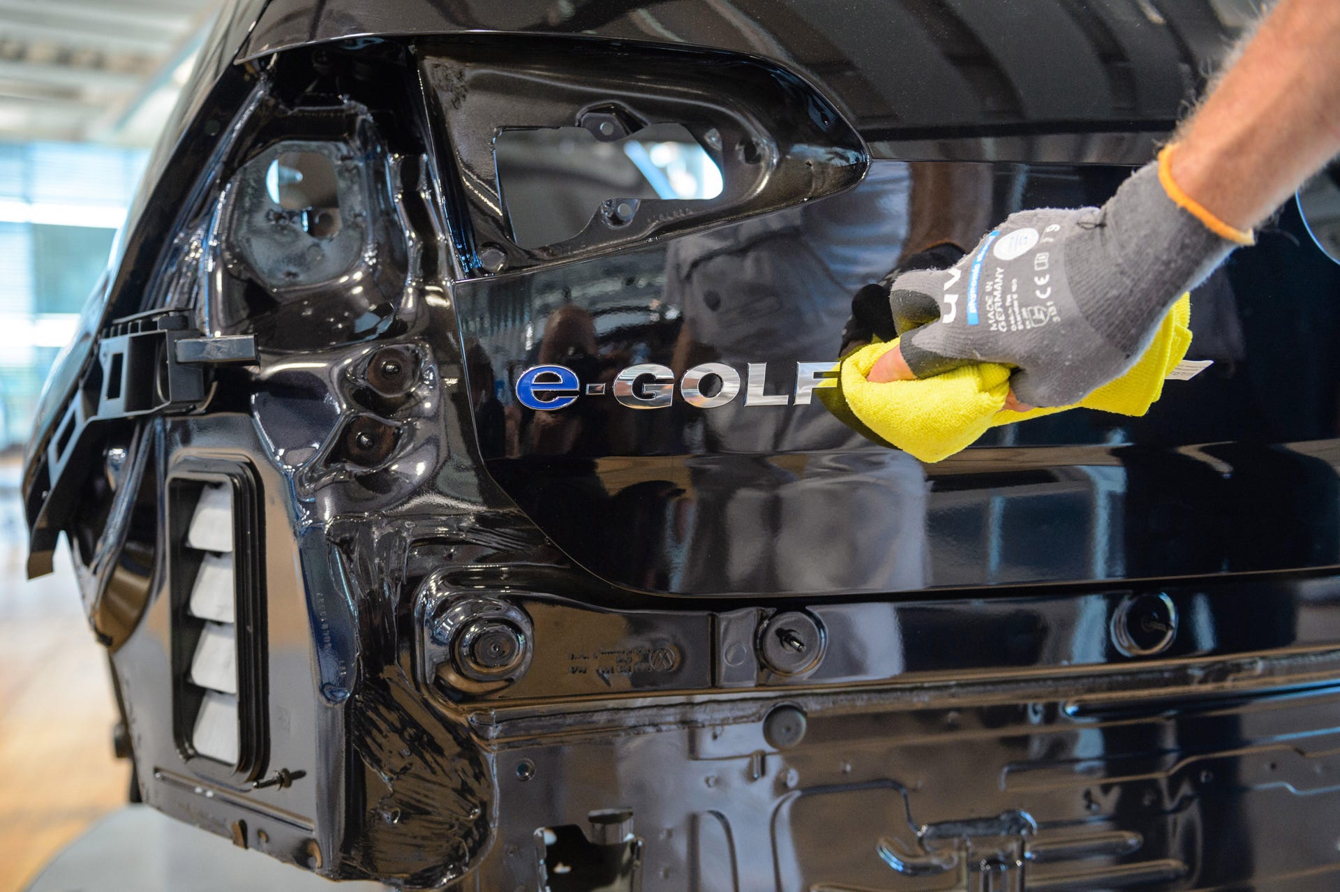 Volkswagen E-Golf Electric Car Production In Dresden